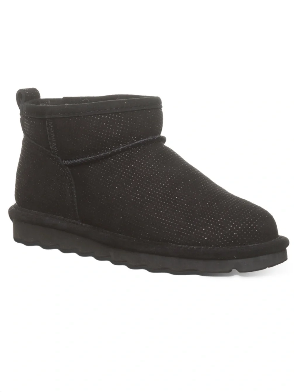 BEARPAW Shorty Exotic Black Metallic Boots Women’s Size 9 New in box